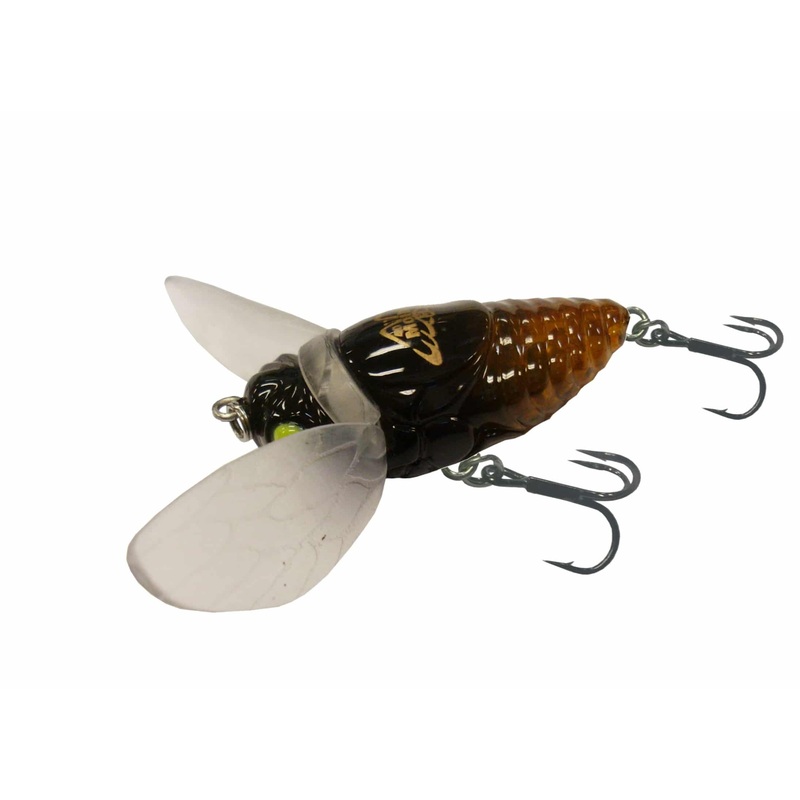 Warlock Moth Cicada Surface Walker Lure Black Magic