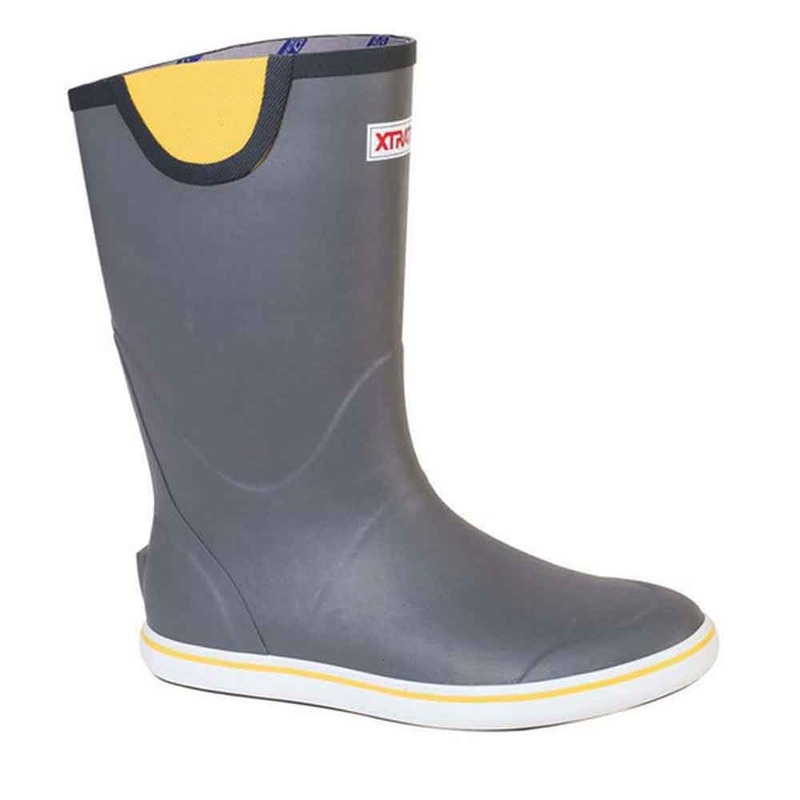 Xtratuf 12in Gray/Yellow Full RubberDeck Boot 8