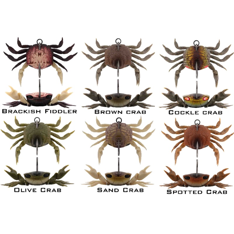 Cranka Crab Single Hook 85mm 21g Hard Body Lure Brackish Fiddler