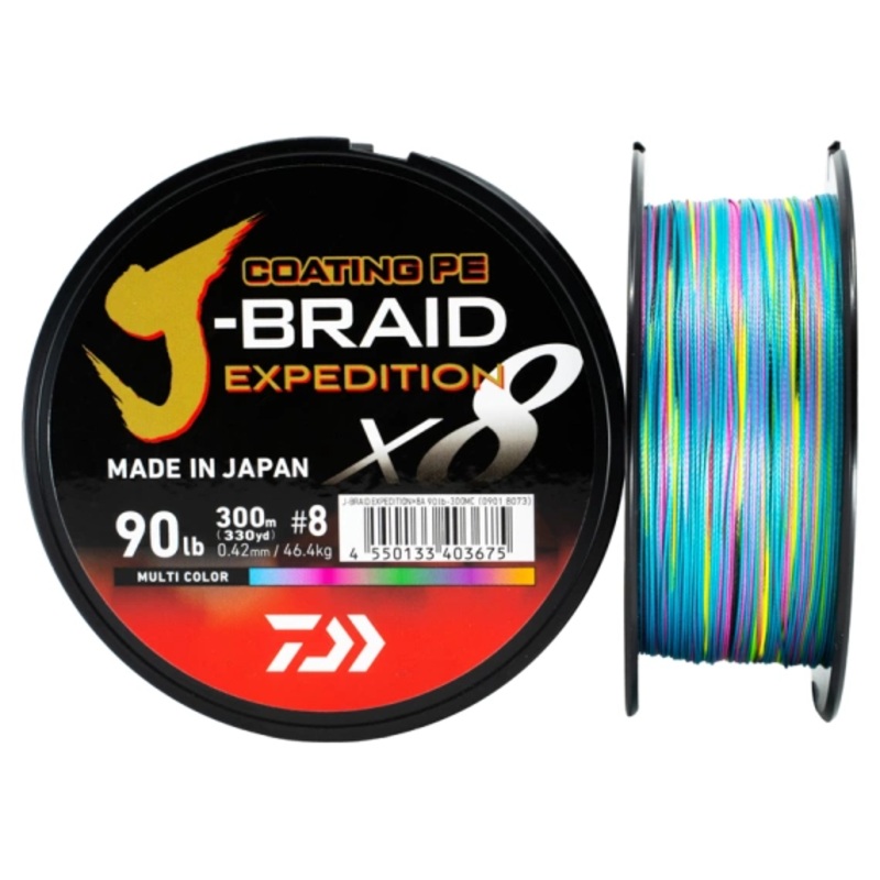 Daiwa J Braid Expedition X8 Multi 500m 20lb