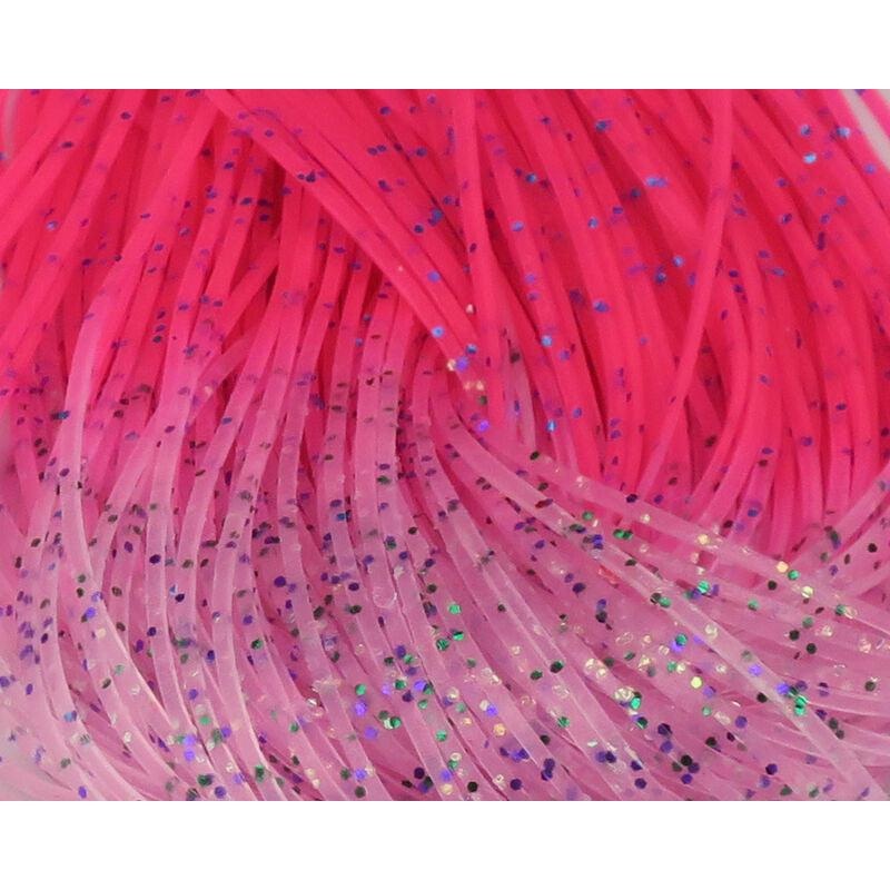 Hareline Crazy Legs Black/Yellow Chart Tipped