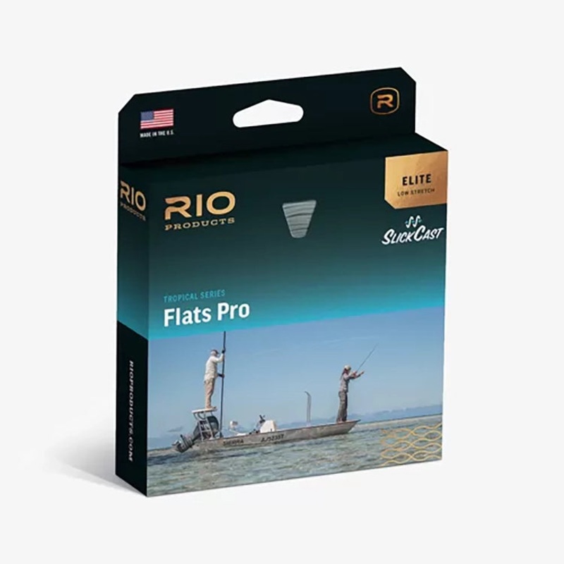 Rio Elite Flats Pro Stealth Tip (6ft clear tip) Fly Line WF9F/I Clear/Aqua/Orange/Sand
