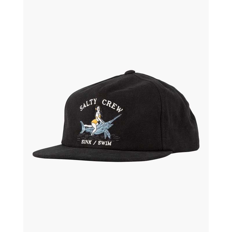 Salty Crew Broadbill Corduroy 5 Panel Trucker Cap Hat Aqua