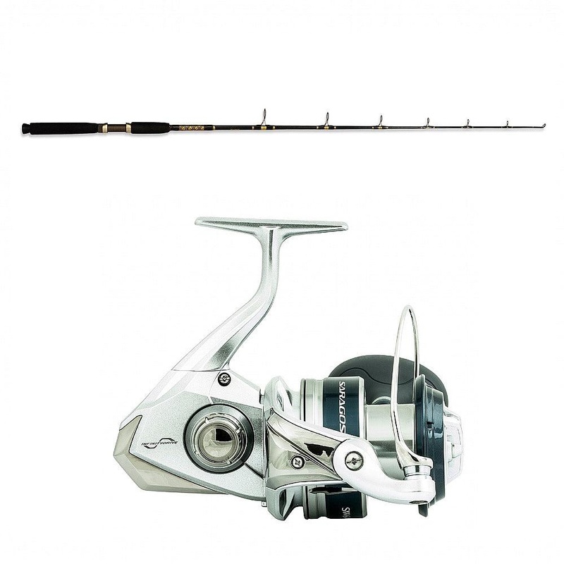 Shimano SARAGOSA SW A 18000HG with SP 8-15 6’6″ CHAOS Gold Combo