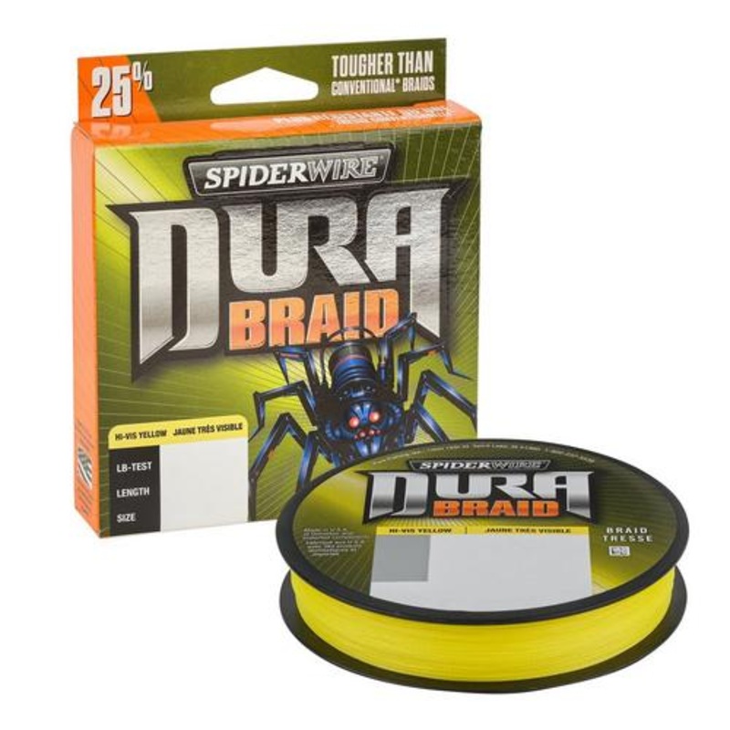 Spiderwire DuraBraid Hi-Vis Yellow- SALE! 8lb