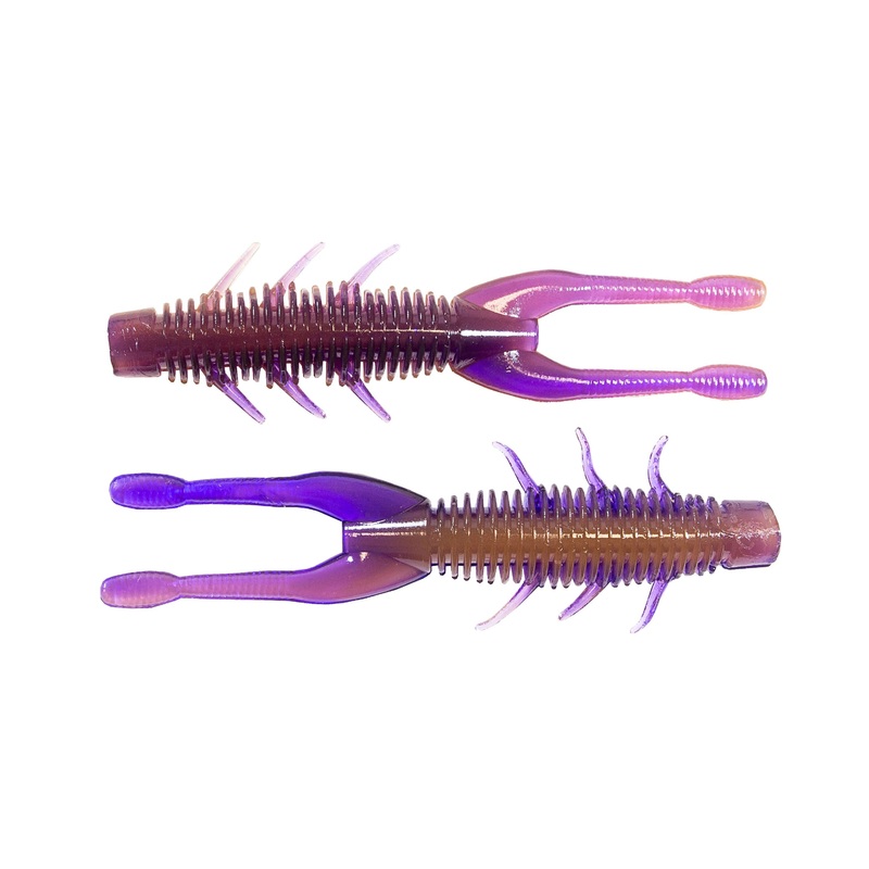 Z-Man TRD HogZ 3″ Pack of 6 Black/Blue