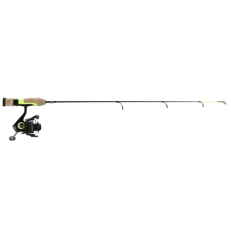 13 Fishing SoniCor Ice Combo 24″ Ultra Light Chart/Black