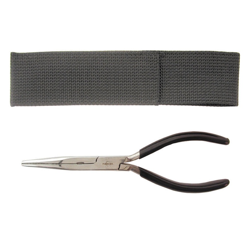 Anglers Choice SPPP-188 Long Nose 8″ SS w/ Vinyl Grip & Sheath 8″ SS