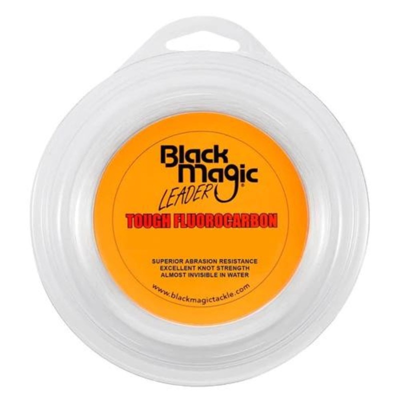Black Magic Tough Fluorocarbon Leader 100LB/25M CLEAR