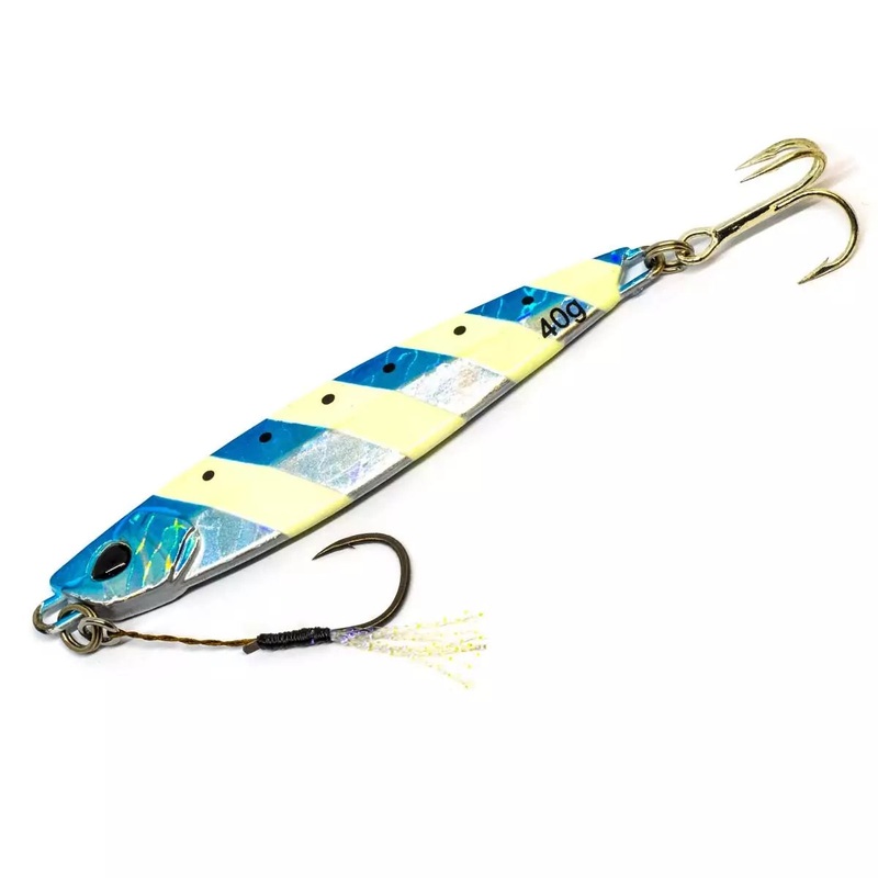 DAIWA Samurai Jig Tachiuo Tune 95mm – 40g #Iwashi Zebra