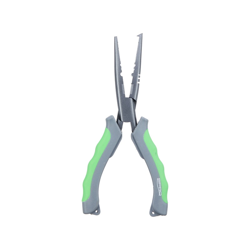 Spro 7″ Split Ring Needle Nose Pliers 7″ 1pc Green/Gray