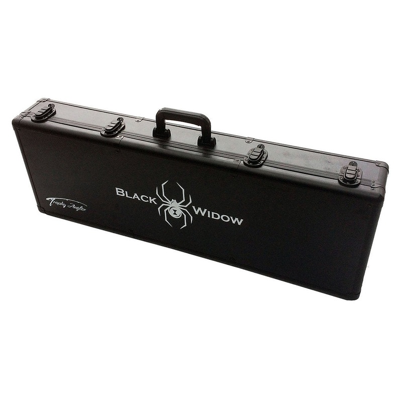 Trophy Angler Black Widow Hard-Sides Ice Rod Case 36″