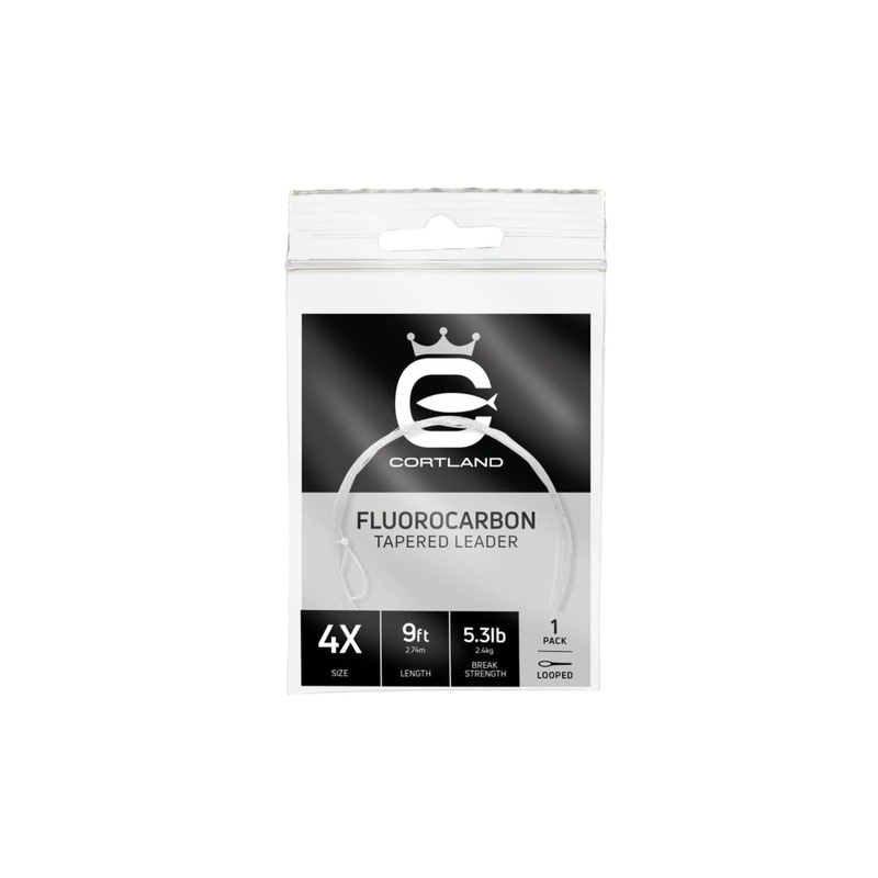 Cortland Fluorocarbon Tapered Leaders 0x – 12.5 lb