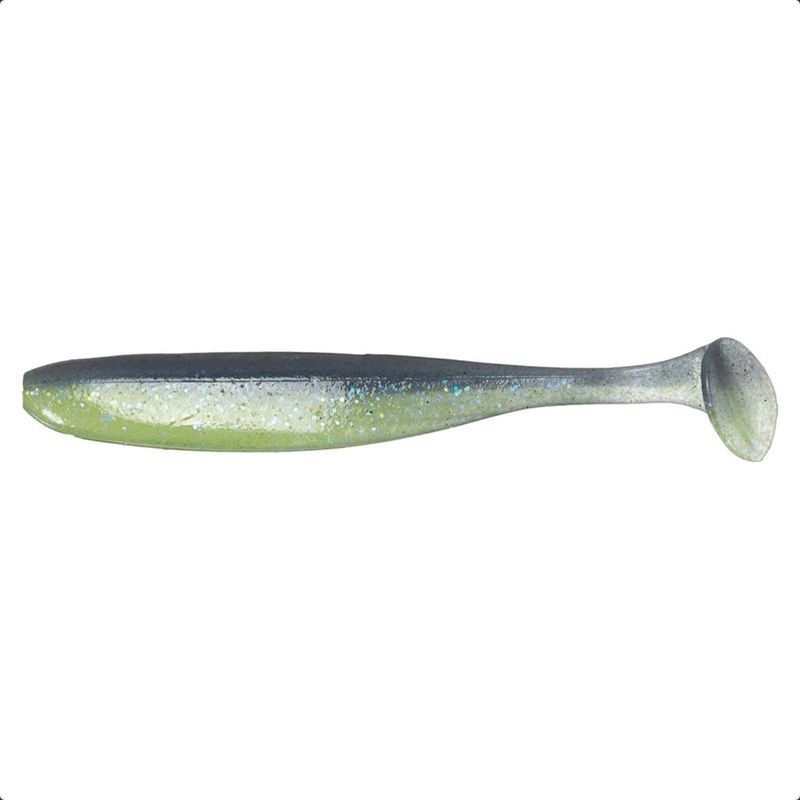 Keitech Easy Shiner Electric Blue Chartreuse 450 2″ 12pk