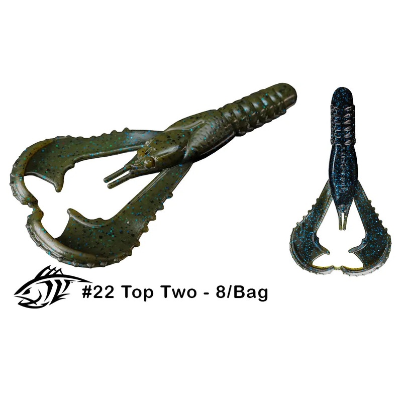 LUNKER CITY Karate Craw 3″ (75 mm) – 8 pc #022