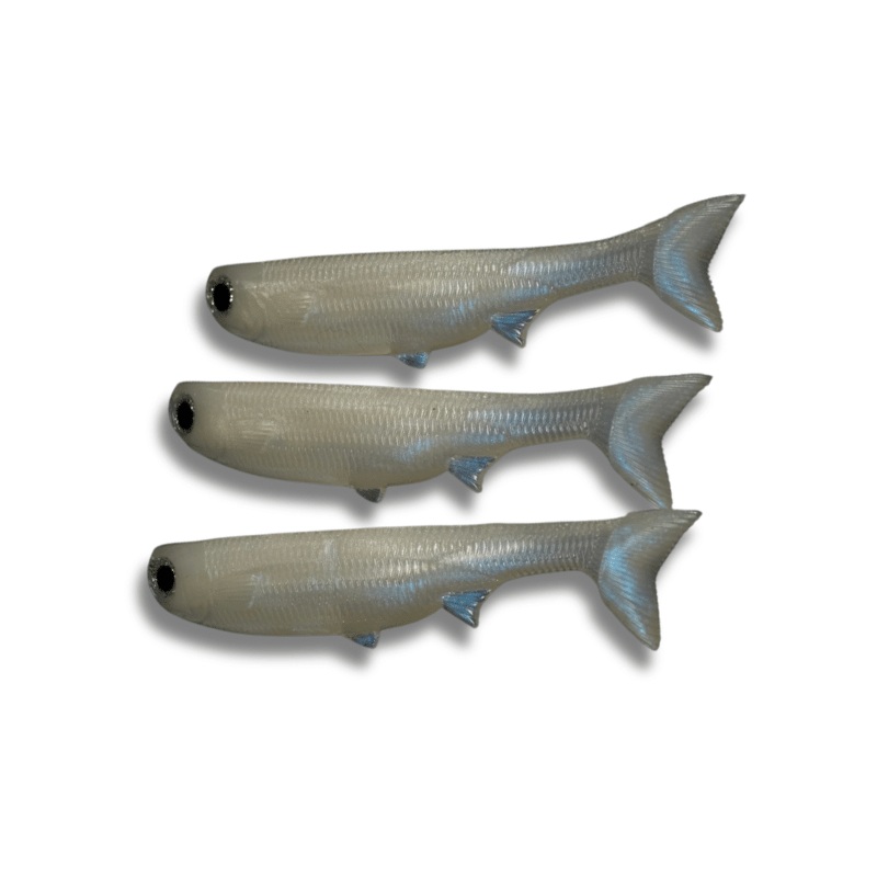 No Live Bait Needed K-Tails 5″ (3 Pack) Snowbird