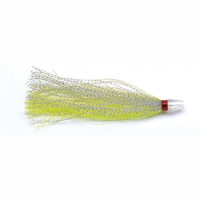 P-Line 4.5″ Squid Insert 3PK Red/Rainbow Crystal Flash