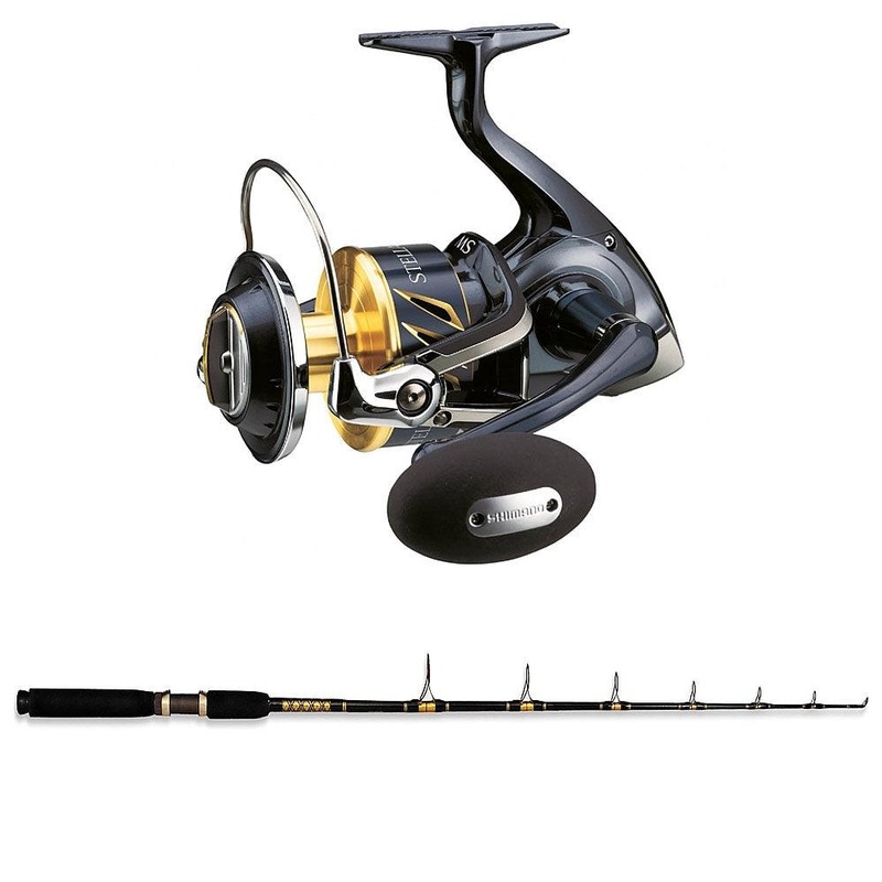 Shimano STELLA SW C 6000 HGC with SPC 20-40 Sic Guides 7′ CHAOS Gold Combo