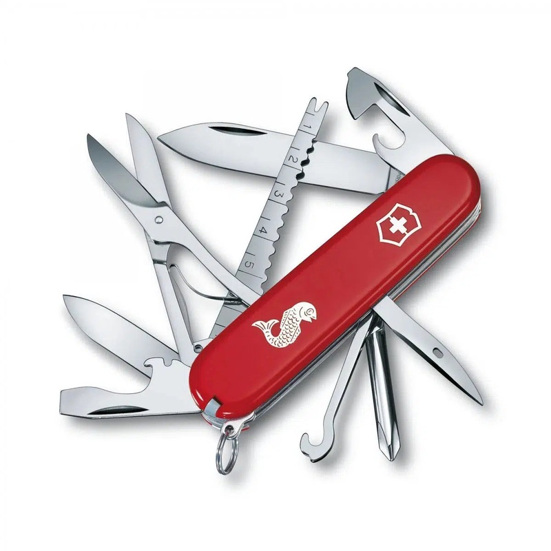 Victorinox Fisherman Swiss Army Knife Red