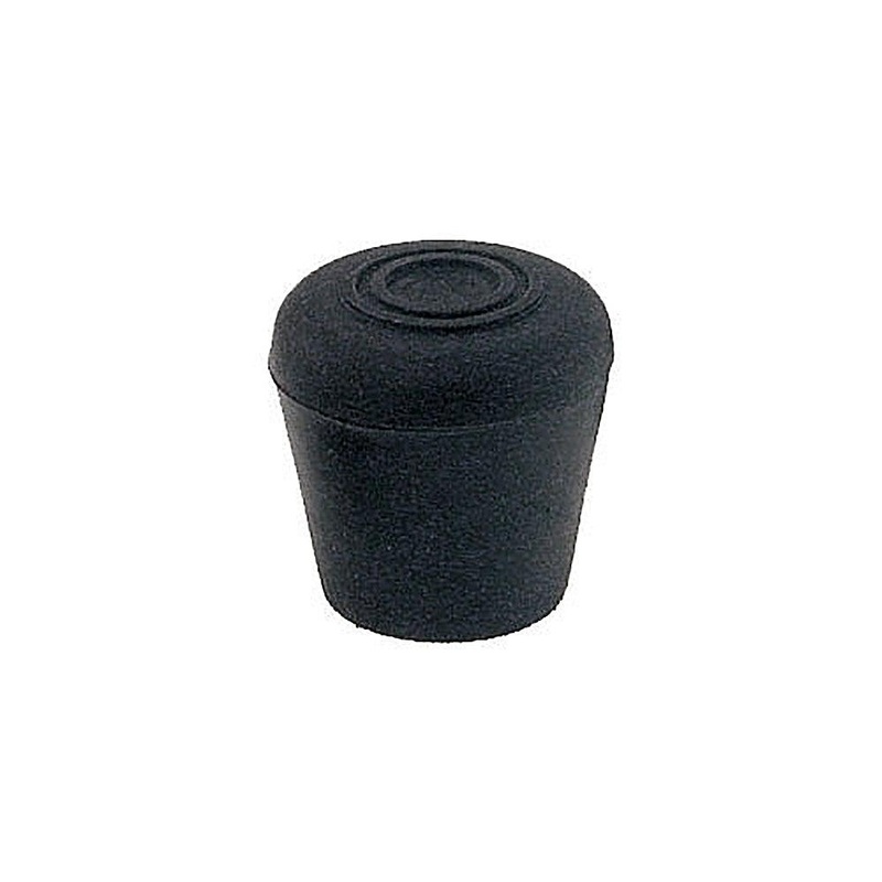 American Tackle Rubber Crutch Butt Cap – Black 7/8″