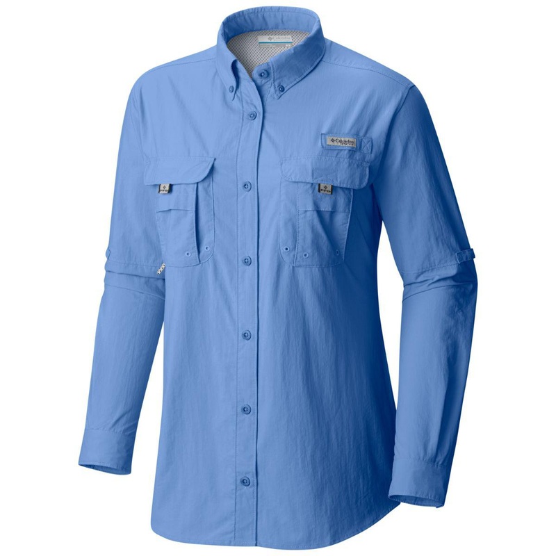 Columbia PFG Bahama Long Sleeve Shirt Womens Whitecap XS Whitecap