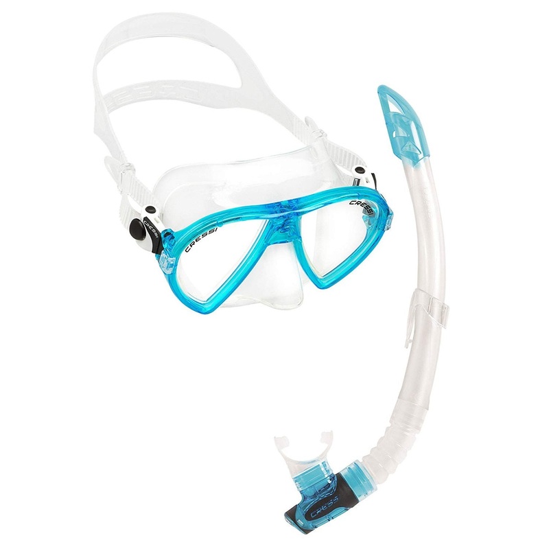 Cressi Ocean VIP Mask and Snorkel Set Black Black