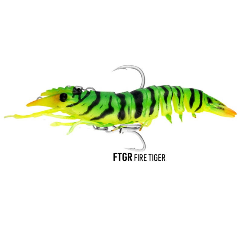 Nomad Design Live Ops Sumo Shrimp Pre Rigged 5inch 1-pack Fire Tiger