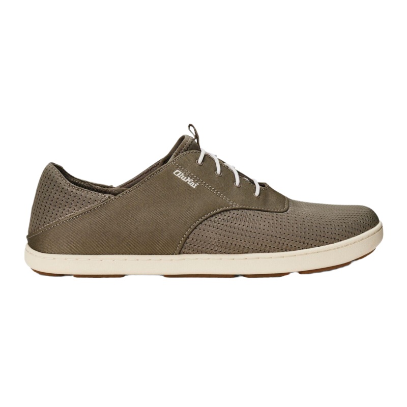 OluKai Mens Nohea Boat Shoe-Clay/Tapa 8