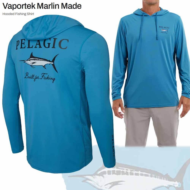 Pelagic Vaportek Ocean Marlin Made L/S Performance Shirt XX-LARGE
