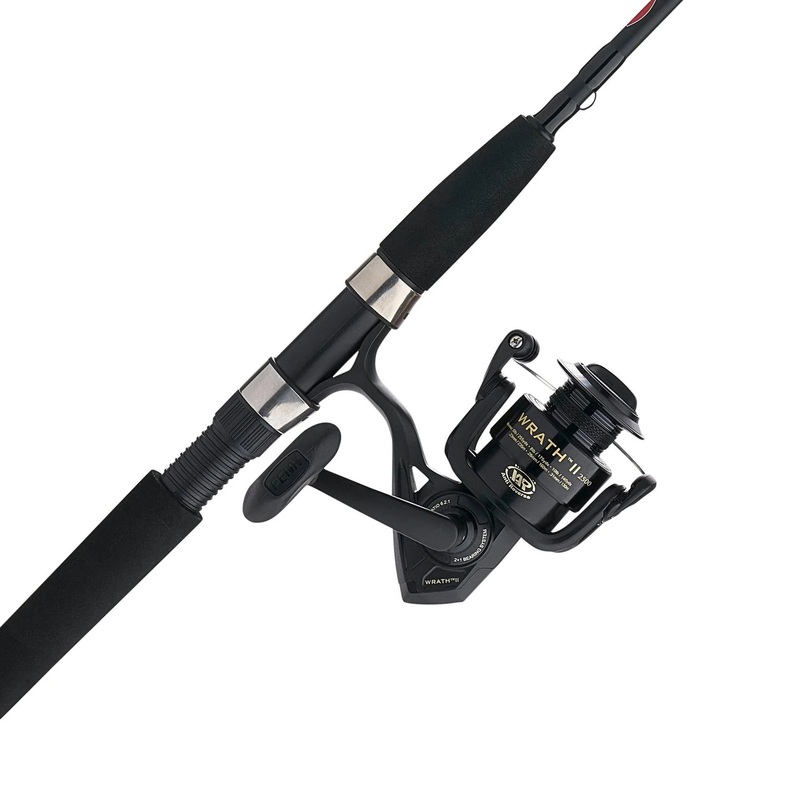 PENN Wrath II Spinning Combo 8′ Medium Heavy – 2 Piece