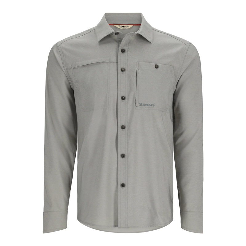 Simms Challenger Long Sleeve Shirt Cinder Medium