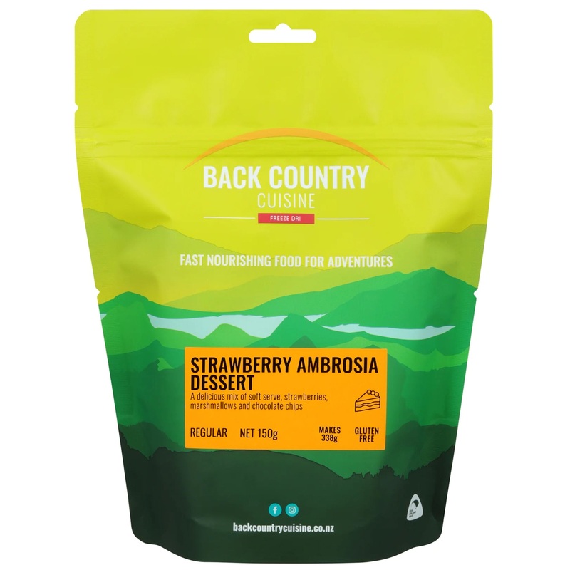 Back Country Cuisine Strawberry Ambrosia Dessert REGULAR