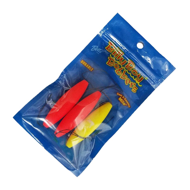 Betts M2F Billy Boy Carolina String Painted Cork Float 2-1/2″x 5/8″ Assorted 3/pack
