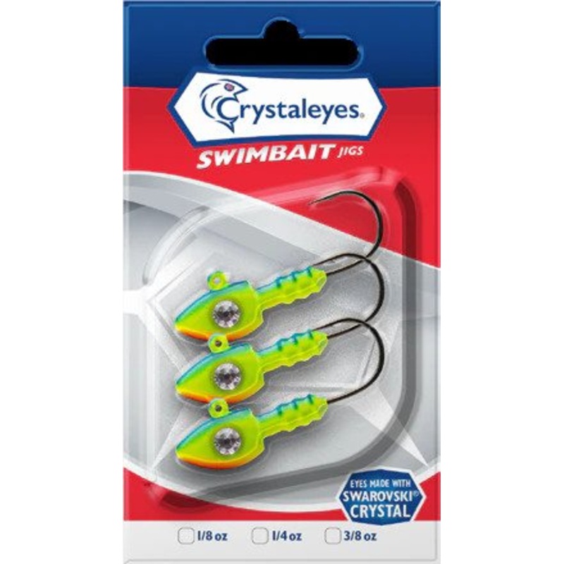 Crystaleyes Swimbait Jig 1/4oz Barracuda