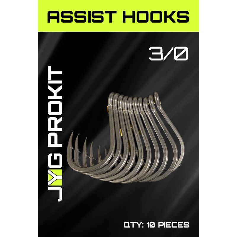 JYG Assist Hooks 10pk 3/0
