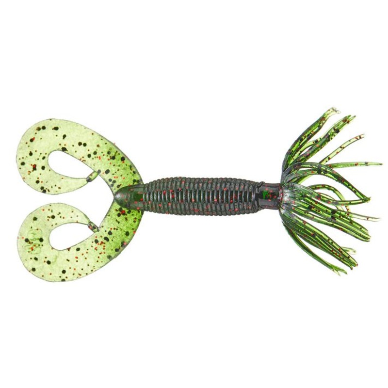 Yamamoto 2.5″ Double Tail Hula Grub Watermelon Red Flake