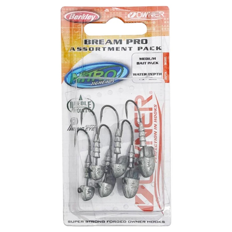 Berkley Nitro Bream Pro Jig Head Assorted Pack EXTRA SMALL