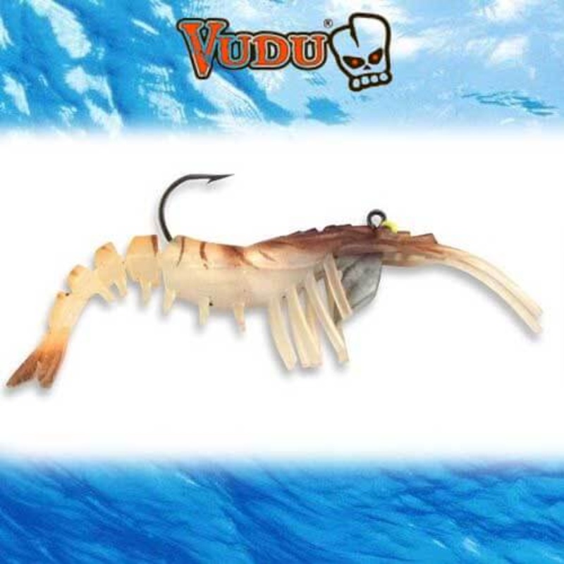 Egret Baits Vudu Shrimp 3.25″ 2PK BROWN