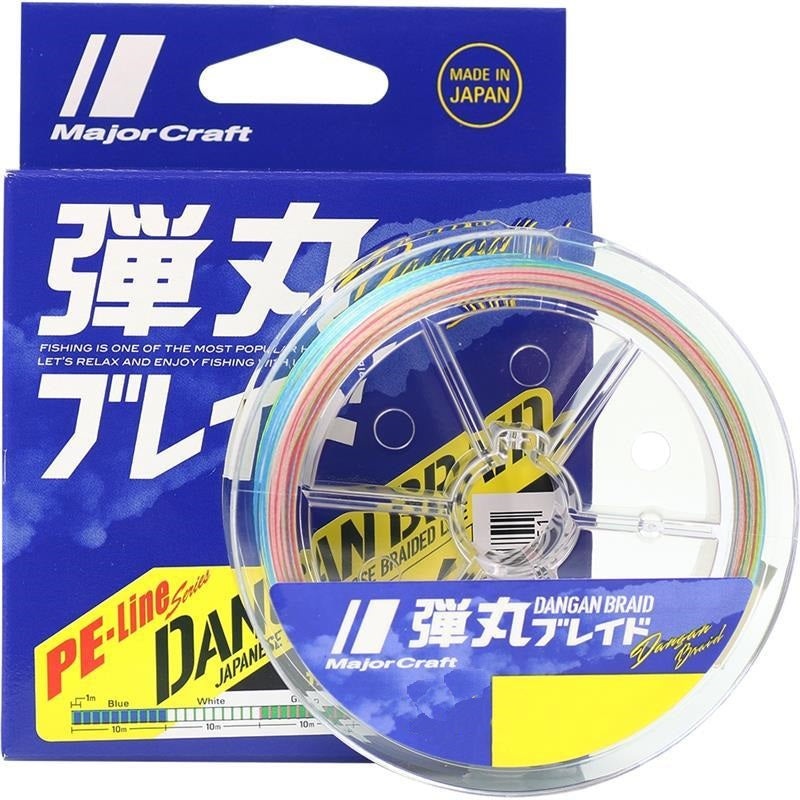 Majorcraft Dangan x8 Multicolour 300m Braided Fishing Line 16lb