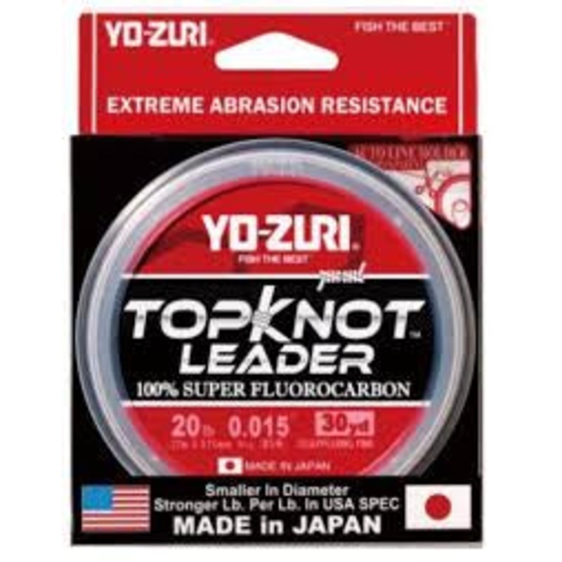 Yo-Zuri Top Knot Fluorocarbon 30 YD 20lb Clear