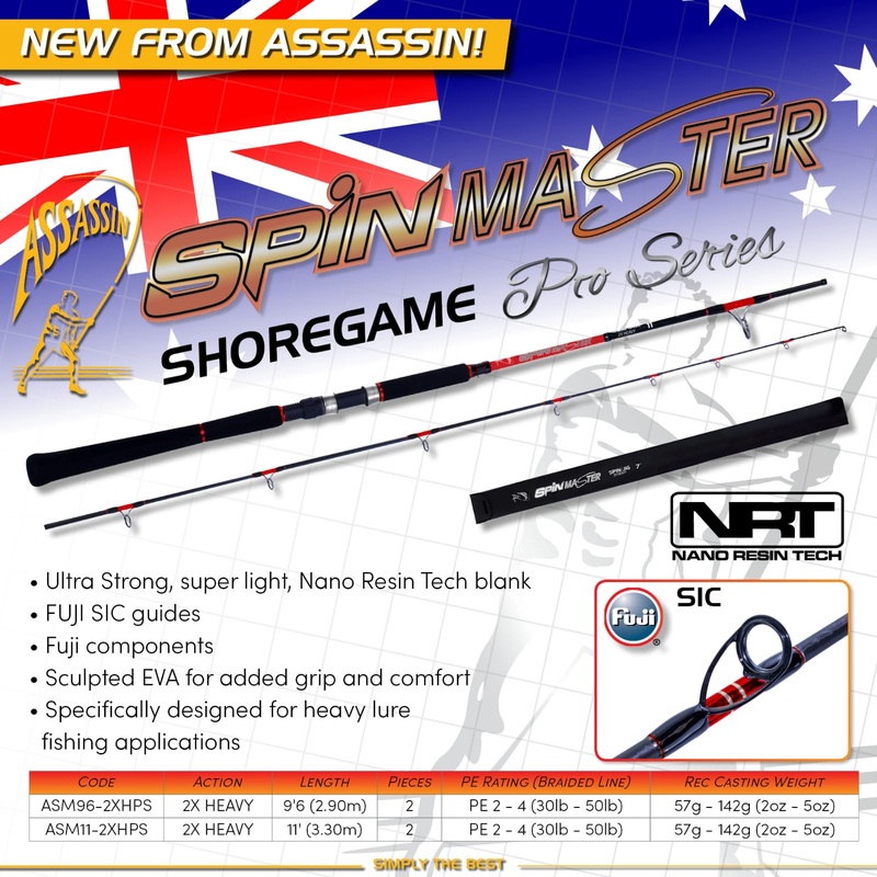 Assassin Spinmaster Pro Shore Game ASM11-2XH-PS