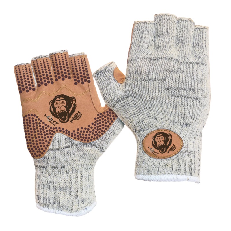 Fish Monkey Wooly Half Finger Wool Fishing Gloves SM/MD