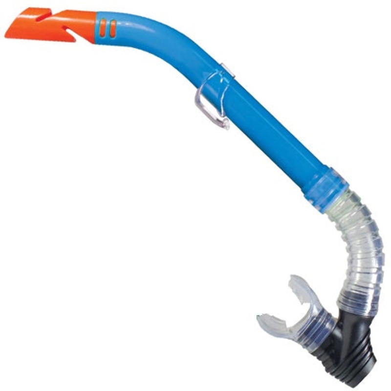 Land and Sea Clearwater Silicone Snorkel Blue
