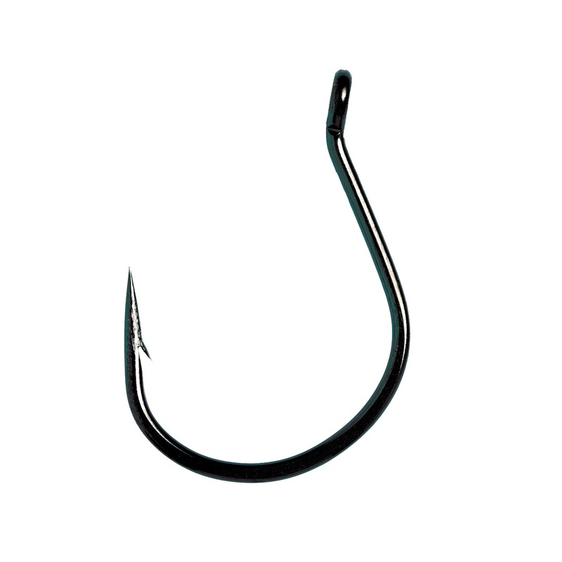 Lazer Sharp Wide Gap Wacky Worm Hook Platinum Black 2