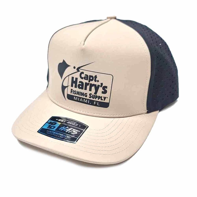 Capt. Harry’s Tan/Black Performance 5 Panel Hat