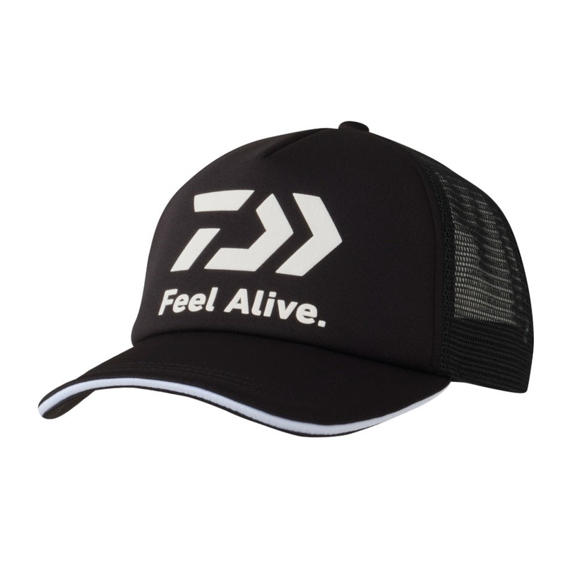 Daiwa DC-6225 Feel Alive Soft Half Mesh Cap Free Black