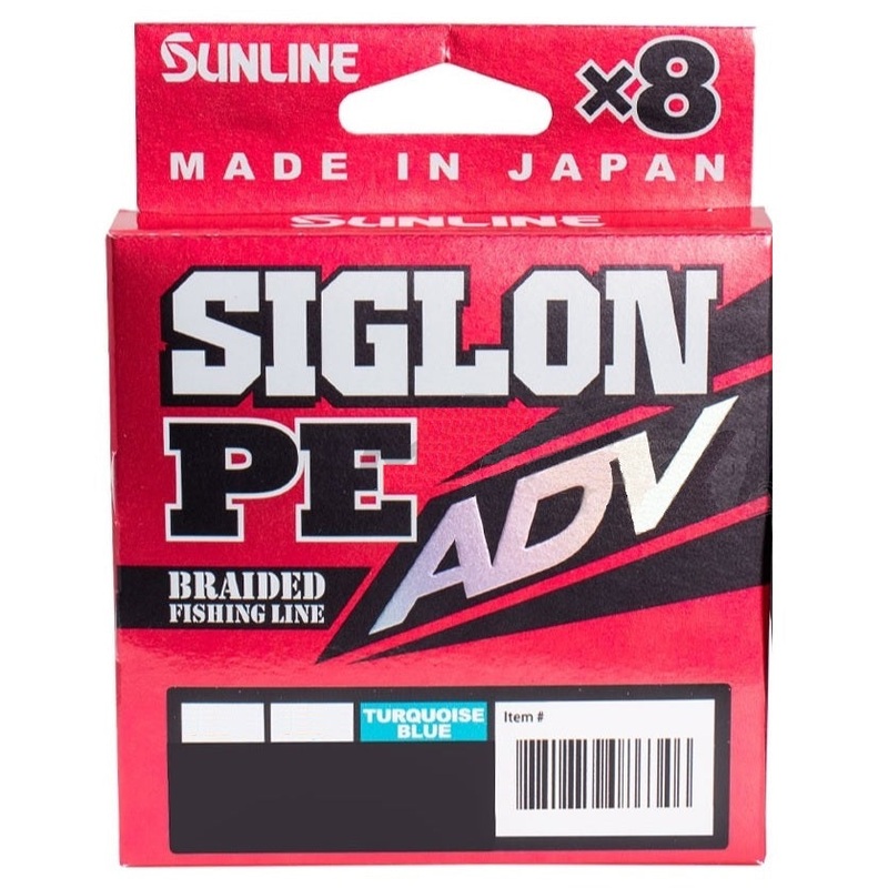 Sunline Siglon PEx8 ADV Braided Fishing Line Turquoise Blue 300m 12lb
