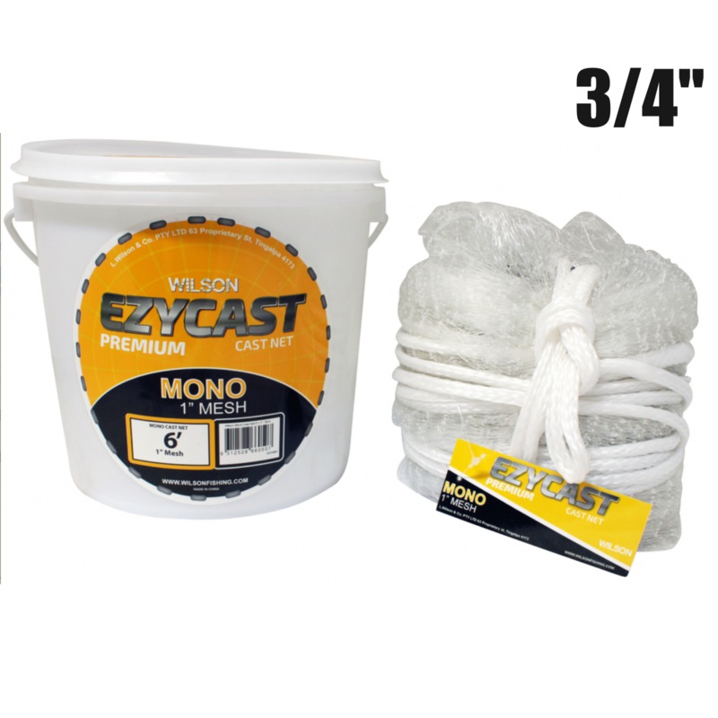 Wilson Ezi-Cast Cast Net Mono 3/4inch Mesh 10 foot
