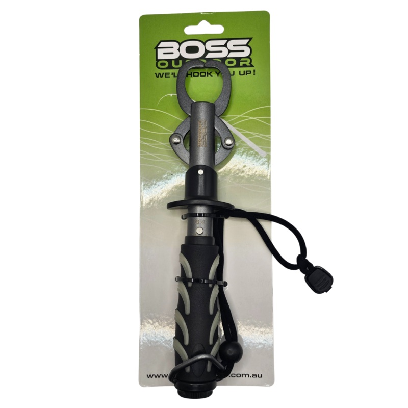 Boss Lip Grip Stainless Steel With Scales 24CM Black