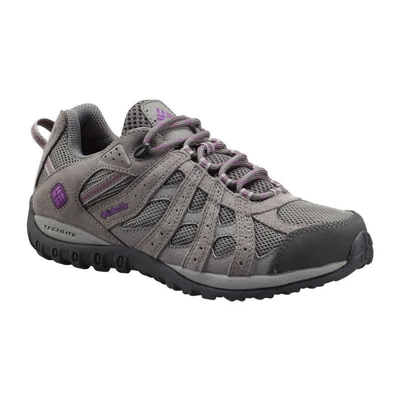 Columbia Redmond Low Waterproof Womens Hiking Shoes Charcoal Razzle US 10